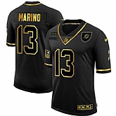 Nike Dolphins 13 Dan Marino Black Gold 2020 Salute To Service Limited Jersey Dyin,baseball caps,new era cap wholesale,wholesale hats